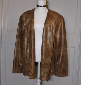 Faux Suede Alfred Dunner Fall Jacket